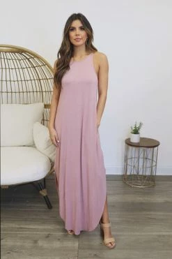 Budget 👏 Pink Lily Who I'm Supposed To Be Maxi Mauve Tank 👗 Dress FINAL SALE 🥰 -Cheap dresses Store 1270798e891548f8affa411f521fa84a.thumbnail.0000000 530x530