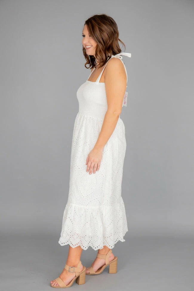 Best reviews of π€© Pink Lily Promise In My Heart White Lace Midi π Dress FINAL SALE π 9 Best reviews of π€© Pink Lily Promise In My Heart White Lace Midi π Dress FINAL SALE π - Image 9