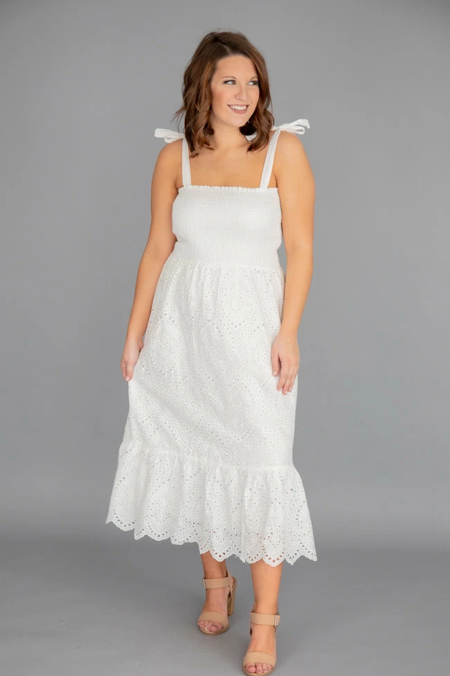 Best reviews of π€© Pink Lily Promise In My Heart White Lace Midi π Dress FINAL SALE π 8 Best reviews of π€© Pink Lily Promise In My Heart White Lace Midi π Dress FINAL SALE π - Image 8