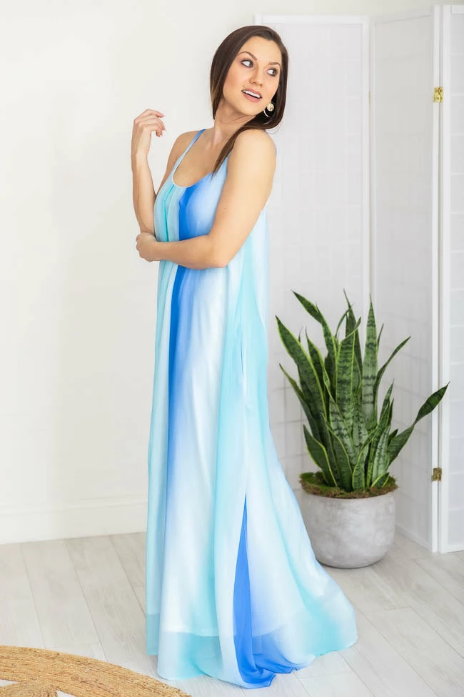 Cheapest π― Pink Lily Oceans Of Love Blue Ombre Maxi π Dress FINAL SALE π 8 Cheapest π― Pink Lily Oceans Of Love Blue Ombre Maxi π Dress FINAL SALE π - Image 8