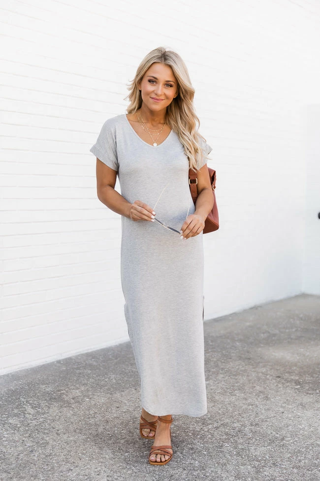 Top 10 β¨ Pink Lily Set Yourself Free Heather Grey Maxi T-Shirt π Dress FINAL SALE π 2 Top 10 β¨ Pink Lily Set Yourself Free Heather Grey Maxi T-Shirt π Dress FINAL SALE π - Image 2