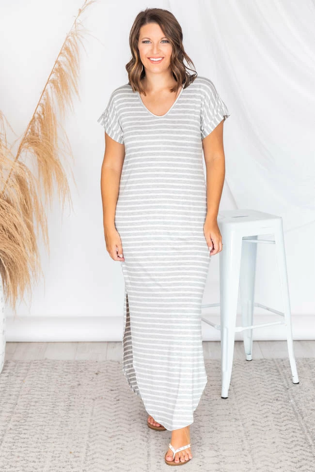 Top 10 β¨ Pink Lily Set Yourself Free Heather Grey Maxi T-Shirt π Dress FINAL SALE π 9 Top 10 β¨ Pink Lily Set Yourself Free Heather Grey Maxi T-Shirt π Dress FINAL SALE π - Image 9