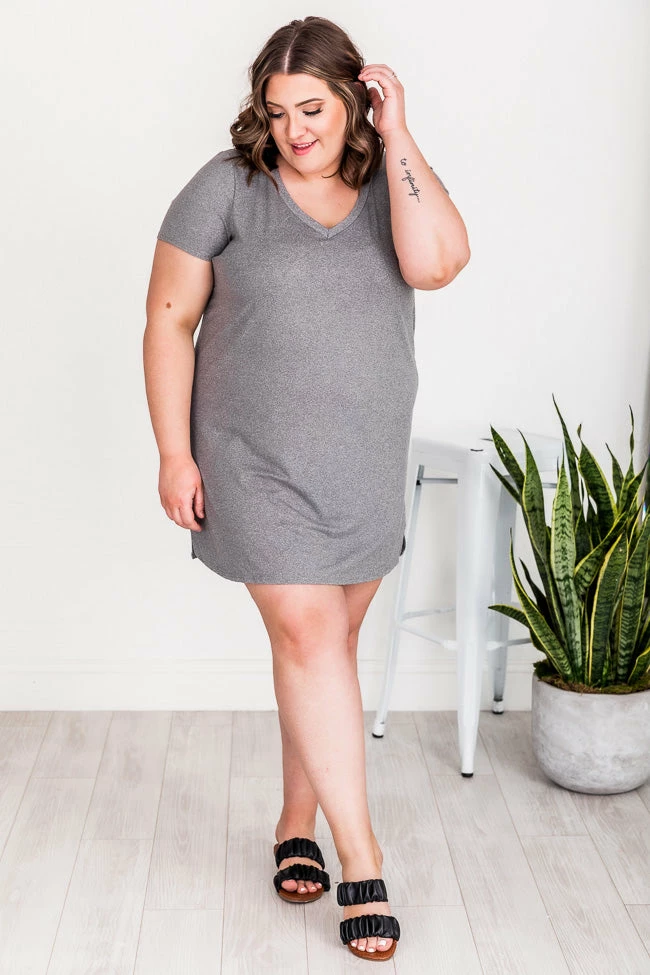 Best deal π Pink Lily Enjoy The Days Together Heather Grey T-Shirt π Dress FINAL SALE π€© 13 Best deal π Pink Lily Enjoy The Days Together Heather Grey T-Shirt π Dress FINAL SALE π€© - Image 13