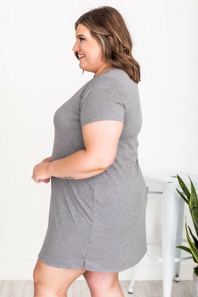 Best deal π Pink Lily Enjoy The Days Together Heather Grey T-Shirt π Dress FINAL SALE π€© 15 Best deal π Pink Lily Enjoy The Days Together Heather Grey T-Shirt π Dress FINAL SALE π€© - Image 15