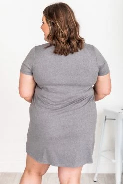 Best deal π Pink Lily Enjoy The Days Together Heather Grey T-Shirt π Dress FINAL SALE π€© 31 Best deal π Pink Lily Enjoy The Days Together Heather Grey T-Shirt π Dress FINAL SALE π€© -Cheap dresses Store 159500 4 650x