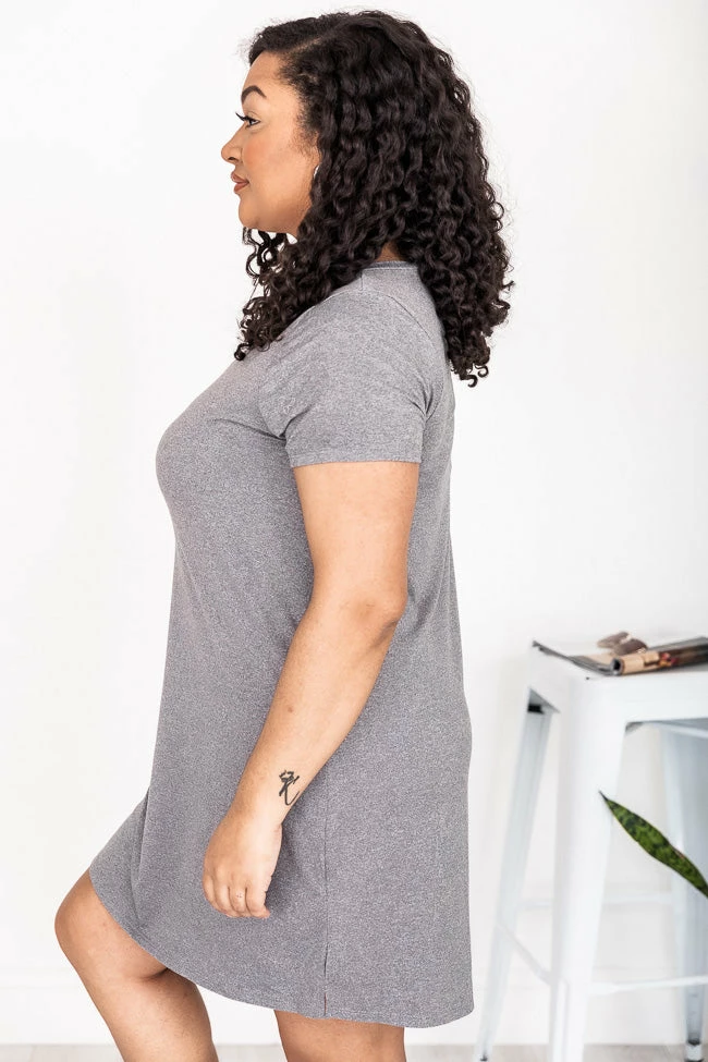 Best deal π Pink Lily Enjoy The Days Together Heather Grey T-Shirt π Dress FINAL SALE π€© 11 Best deal π Pink Lily Enjoy The Days Together Heather Grey T-Shirt π Dress FINAL SALE π€© - Image 11