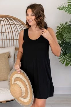 Deals ✔️ Pink Lily Adoring Memories Tank T-Shirt Black 👗 Dress FINAL SALE 👍 -Cheap dresses Store 169586 9 650x