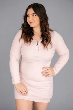 Coupon 🛒 Pink Lily Committed To You Bodycon Blush 👗 Dress FINAL SALE 😀 -Cheap dresses Store 170302 15 650x