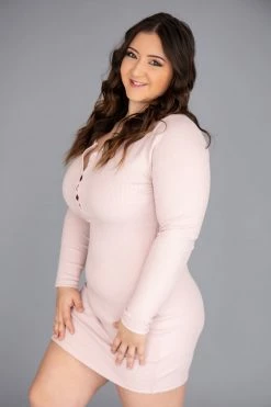 Coupon 🛒 Pink Lily Committed To You Bodycon Blush 👗 Dress FINAL SALE 😀 -Cheap dresses Store 170302 18 650x