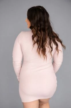 Coupon 🛒 Pink Lily Committed To You Bodycon Blush 👗 Dress FINAL SALE 😀 -Cheap dresses Store 170302 1 650x