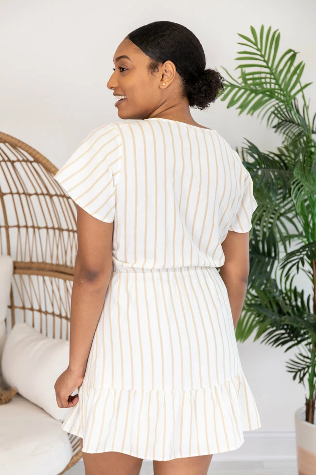 Best deal π Pink Lily Treasure My Love Striped Taupe π Dress FINAL SALE π 15 Best deal π Pink Lily Treasure My Love Striped Taupe π Dress FINAL SALE π - Image 15