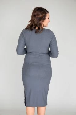 Outlet βοΈ Pink Lily Daring Heart Ribbed Midi Grey π Dress π 23 Outlet βοΈ Pink Lily Daring Heart Ribbed Midi Grey π Dress π -Cheap dresses Store 171254 1 650x