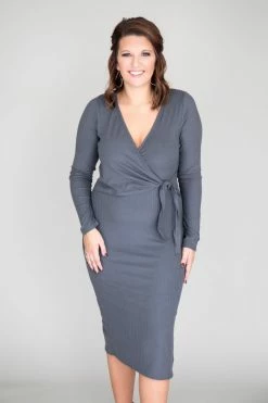 Outlet βοΈ Pink Lily Daring Heart Ribbed Midi Grey π Dress π 21 Outlet βοΈ Pink Lily Daring Heart Ribbed Midi Grey π Dress π -Cheap dresses Store 171254 23 650x