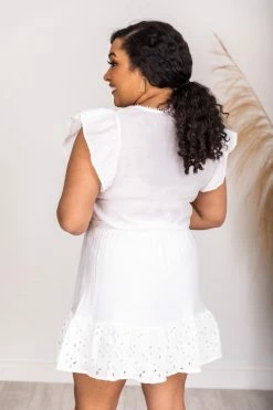 Brand new 🔔 Pink Lily Riverside Daydream Lace White 👗 Dress FINAL SALE 🛒 -Cheap dresses Store 171444 6 650x