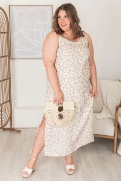 Hot Sale 💯 Pink Lily An Exotic Escape Taupe Animal Print Maxi 👗 Dress FINAL SALE 🥰 -Cheap dresses Store 172080 17 08c43042 8316 4767 968e bfaa077d0dda 650x