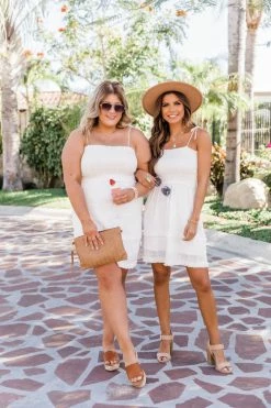 Top 10 π Pink Lily Somebody Like You Ivory π Dress FINAL SALE π