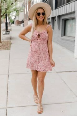 Hot Sale ⌛ Pink Lily Find An Excuse Floral Red 👗 Dress FINAL SALE 😍