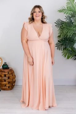 Budget π Pink Lily Sweet Magnolias Wrap Maxi Peach π Dress FINAL SALE π 29 Budget π Pink Lily Sweet Magnolias Wrap Maxi Peach π Dress FINAL SALE π -Cheap dresses Store 172846 12 650x