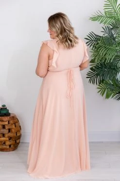 Budget π Pink Lily Sweet Magnolias Wrap Maxi Peach π Dress FINAL SALE π 31 Budget π Pink Lily Sweet Magnolias Wrap Maxi Peach π Dress FINAL SALE π -Cheap dresses Store 172846 14 650x