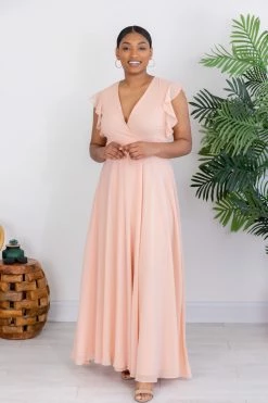 Budget π Pink Lily Sweet Magnolias Wrap Maxi Peach π Dress FINAL SALE π 26 Budget π Pink Lily Sweet Magnolias Wrap Maxi Peach π Dress FINAL SALE π -Cheap dresses Store 172846 16 650x