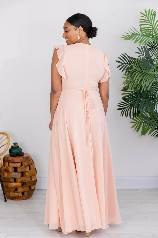Budget π Pink Lily Sweet Magnolias Wrap Maxi Peach π Dress FINAL SALE π 13 Budget π Pink Lily Sweet Magnolias Wrap Maxi Peach π Dress FINAL SALE π - Image 13
