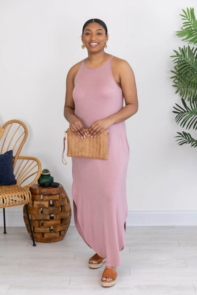 Budget π Pink Lily Who I'm Supposed To Be Maxi Mauve Tank π Dress FINAL SALE π₯° 12 Budget π Pink Lily Who I'm Supposed To Be Maxi Mauve Tank π Dress FINAL SALE π₯° - Image 12