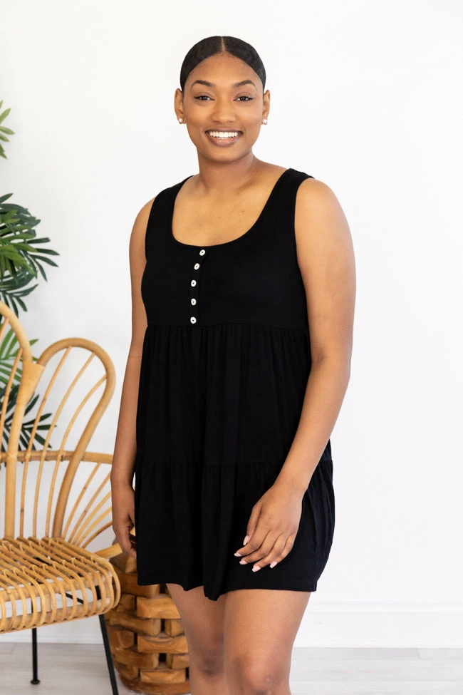 Outlet π Pink Lily Endless Ideas Black Babydoll Knit Tank π Dress FINAL SALE β 13 Outlet π Pink Lily Endless Ideas Black Babydoll Knit Tank π Dress FINAL SALE β - Image 13