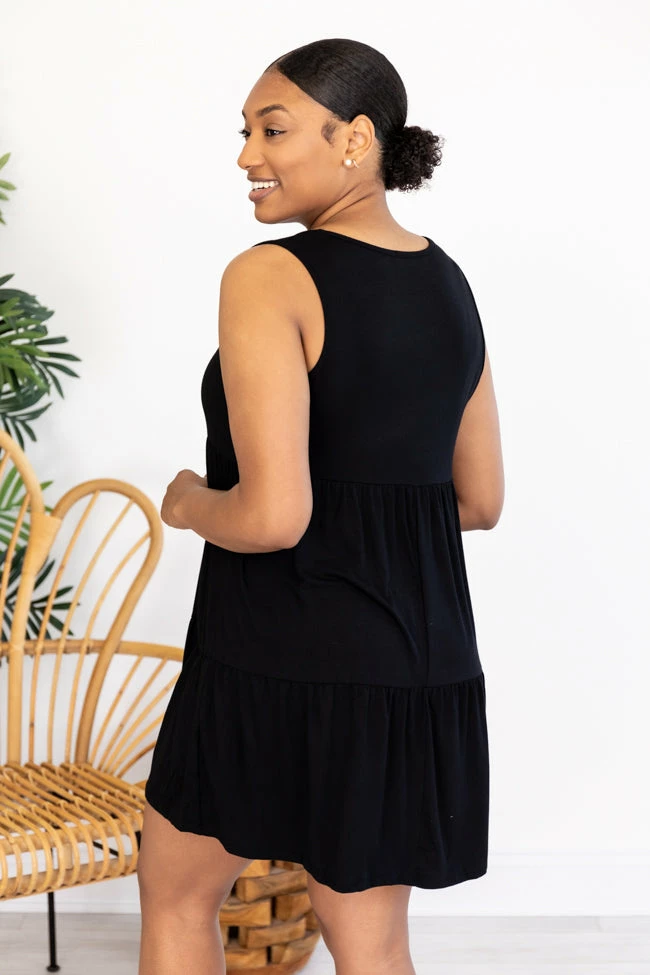 Outlet π Pink Lily Endless Ideas Black Babydoll Knit Tank π Dress FINAL SALE β 15 Outlet π Pink Lily Endless Ideas Black Babydoll Knit Tank π Dress FINAL SALE β - Image 15