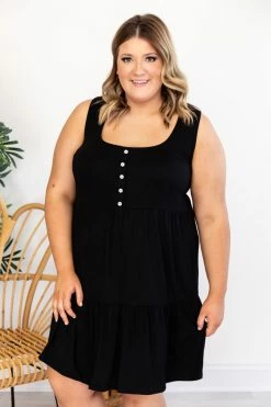 Outlet π Pink Lily Endless Ideas Black Babydoll Knit Tank π Dress FINAL SALE β 36 Outlet π Pink Lily Endless Ideas Black Babydoll Knit Tank π Dress FINAL SALE β -Cheap dresses Store 173262 18 650x