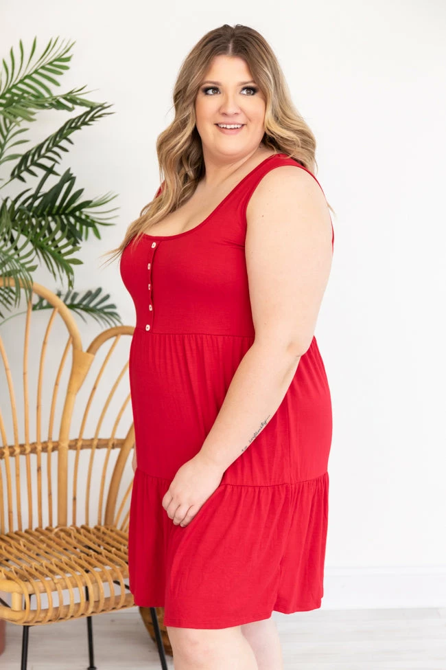 Outlet π Pink Lily Endless Ideas Red Babydoll Knit Tank π Dress FINAL SALE π₯ 17 Outlet π Pink Lily Endless Ideas Red Babydoll Knit Tank π Dress FINAL SALE π₯ - Image 17