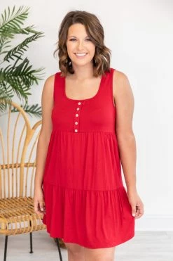 Outlet π Pink Lily Endless Ideas Red Babydoll Knit Tank π Dress FINAL SALE π₯ 30 Outlet π Pink Lily Endless Ideas Red Babydoll Knit Tank π Dress FINAL SALE π₯ -Cheap dresses Store 173264 4 650x