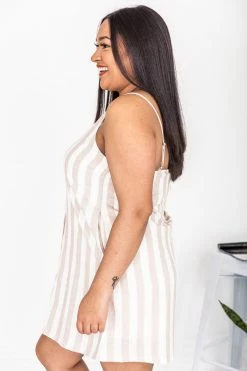 Best Sale π₯ Pink Lily Protect Your Heart Striped Taupe π Dress FINAL SALE π― 20 Best Sale π₯ Pink Lily Protect Your Heart Striped Taupe π Dress FINAL SALE π― -Cheap dresses Store 173418 5 650x