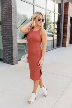 Brand new 😍 Pink Lily A Loving Endeavor Ribbed Midi Rust Tank 👗 Dress ✨ -Cheap dresses Store 174254 156626 bethcream 174826 feelmyheartbeativory 174522 poshstyle 174108 alldifferentdirections 174498 meetmyexpectations 11 650x