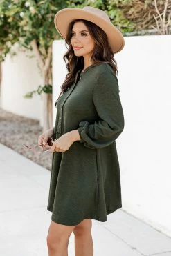 Deals 😉 Pink Lily Lasting Daydream Olive Henley Babydoll Ribbed 👗 Dress ✔️ -Cheap dresses Store 174982 lastingdaydreamolive 174786 bethtaupe 174116 differenttimezonescamel 3 650x