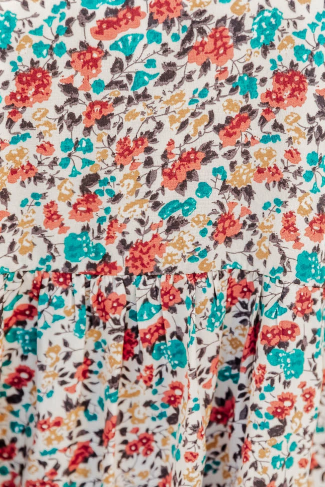 Buy βοΈ Pink Lily Electric Nights Rust Floral Babydoll Mini π Dress π 4 Buy βοΈ Pink Lily Electric Nights Rust Floral Babydoll Mini π Dress π - Image 4