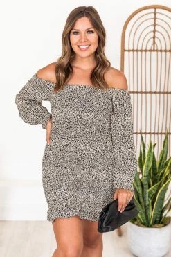 Best deal π Pink Lily Maybe Tomorrow Ivory/Black Smocked Animal Print π Dress π 25 Best deal π Pink Lily Maybe Tomorrow Ivory/Black Smocked Animal Print π Dress π -Cheap dresses Store 174996 7 650x