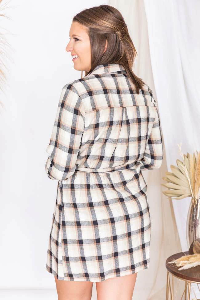 Best reviews of 𧨠Pink Lily Out Of My Control Plaid Tie Waist Tan π Dress π 9 Best reviews of 𧨠Pink Lily Out Of My Control Plaid Tie Waist Tan π Dress π - Image 9