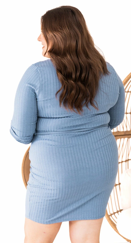 Best deal βοΈ Pink Lily Spend The Weekend Ribbed Knit Mini Blue π Dress FINAL SALE β€οΈ 20 Best deal βοΈ Pink Lily Spend The Weekend Ribbed Knit Mini Blue π Dress FINAL SALE β€οΈ - Image 20