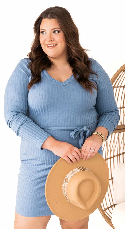 Best deal βοΈ Pink Lily Spend The Weekend Ribbed Knit Mini Blue π Dress FINAL SALE β€οΈ 18 Best deal βοΈ Pink Lily Spend The Weekend Ribbed Knit Mini Blue π Dress FINAL SALE β€οΈ - Image 18