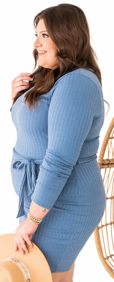 Best deal βοΈ Pink Lily Spend The Weekend Ribbed Knit Mini Blue π Dress FINAL SALE β€οΈ 19 Best deal βοΈ Pink Lily Spend The Weekend Ribbed Knit Mini Blue π Dress FINAL SALE β€οΈ - Image 19