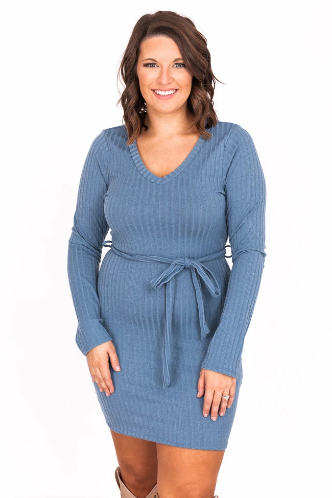 Best deal βοΈ Pink Lily Spend The Weekend Ribbed Knit Mini Blue π Dress FINAL SALE β€οΈ 10 Best deal βοΈ Pink Lily Spend The Weekend Ribbed Knit Mini Blue π Dress FINAL SALE β€οΈ - Image 10