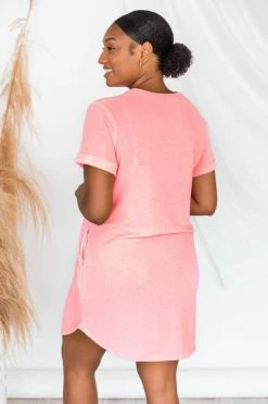 Budget ✔️ Pink Lily Cherished Time Pink French Terry T-Shirt 👗 Dress FINAL SALE 😀 -Cheap dresses Store 175914 1 9a0a731a ddfb 4829 a179 d74d63ce276d 650x