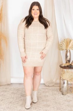 Best deal 𧨠Pink Lily Lucky One Beige Geometric Sweater π Dress π 37 Best deal 𧨠Pink Lily Lucky One Beige Geometric Sweater π Dress π -Cheap dresses Store 176220 2 650x