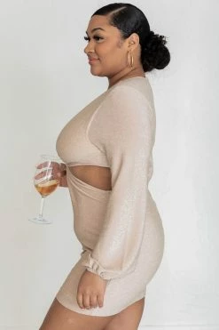 Deals 😀 Pink Lily I Don't Remember Beige Cut Out Long Sleeve 👗 Dress FINAL SALE 🛒 -Cheap dresses Store 176442 3 eda8212f 3b7f 47b0 bf7f a3710e9c2c03 650x