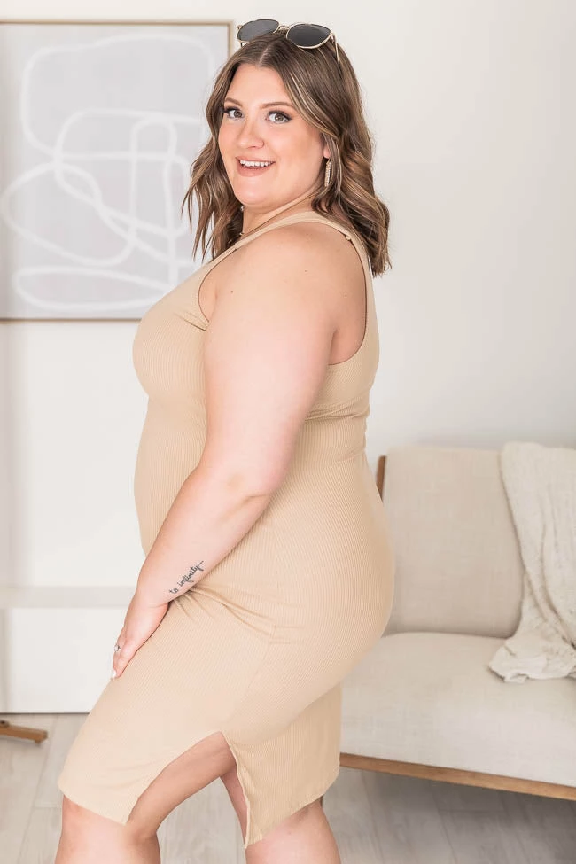 Best deal β Pink Lily A Loving Endeavor Ribbed Midi Beige Tank π Dress FINAL SALE π 19 Best deal β Pink Lily A Loving Endeavor Ribbed Midi Beige Tank π Dress FINAL SALE π - Image 19