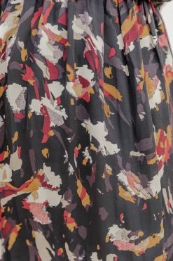 Hot Sale 😉 Pink Lily On Repeat Floral One Shoulder Ruffle Maxi 👗 Dress Black FINAL SALE 🎁 -Cheap dresses Store 176882 onrepeat 175432 raina 174116 differenttimezonescamel 650x