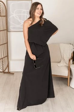Best deal π Pink Lily Found My Forever Black One Shoulder Maxi π Dress π 21 Best deal π Pink Lily Found My Forever Black One Shoulder Maxi π Dress π -Cheap dresses Store 176988 4 650x