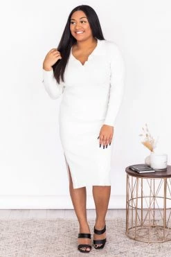 Best deal π Pink Lily Don't Blink Ivory Collared Midi Sweater π Dress π 27 Best deal π Pink Lily Don't Blink Ivory Collared Midi Sweater π Dress π -Cheap dresses Store 177608 6 650x