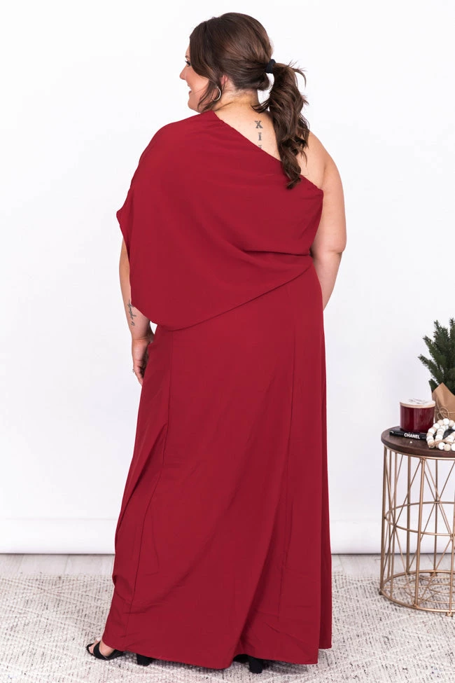 Top 10 𧨠Pink Lily Found My Forever Burgundy One Shoulder Maxi π Dress FINAL SALE β 13 Top 10 𧨠Pink Lily Found My Forever Burgundy One Shoulder Maxi π Dress FINAL SALE β - Image 13