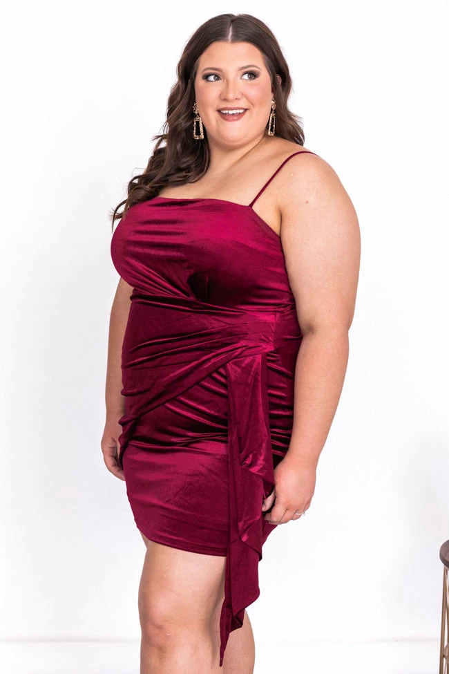 Promo β Pink Lily Everybody You Know Burgundy Velvet Tie Waist Mini π Dress FINAL SALE β 20 Promo β Pink Lily Everybody You Know Burgundy Velvet Tie Waist Mini π Dress FINAL SALE β - Image 20